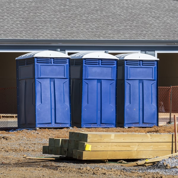 can i customize the exterior of the porta potties with my event logo or branding in Middlefork